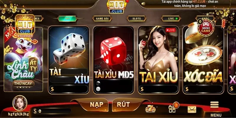 Trang Chủ Giao diện của Hitclub tương thích với rất nhiều thiết bị khác nhau